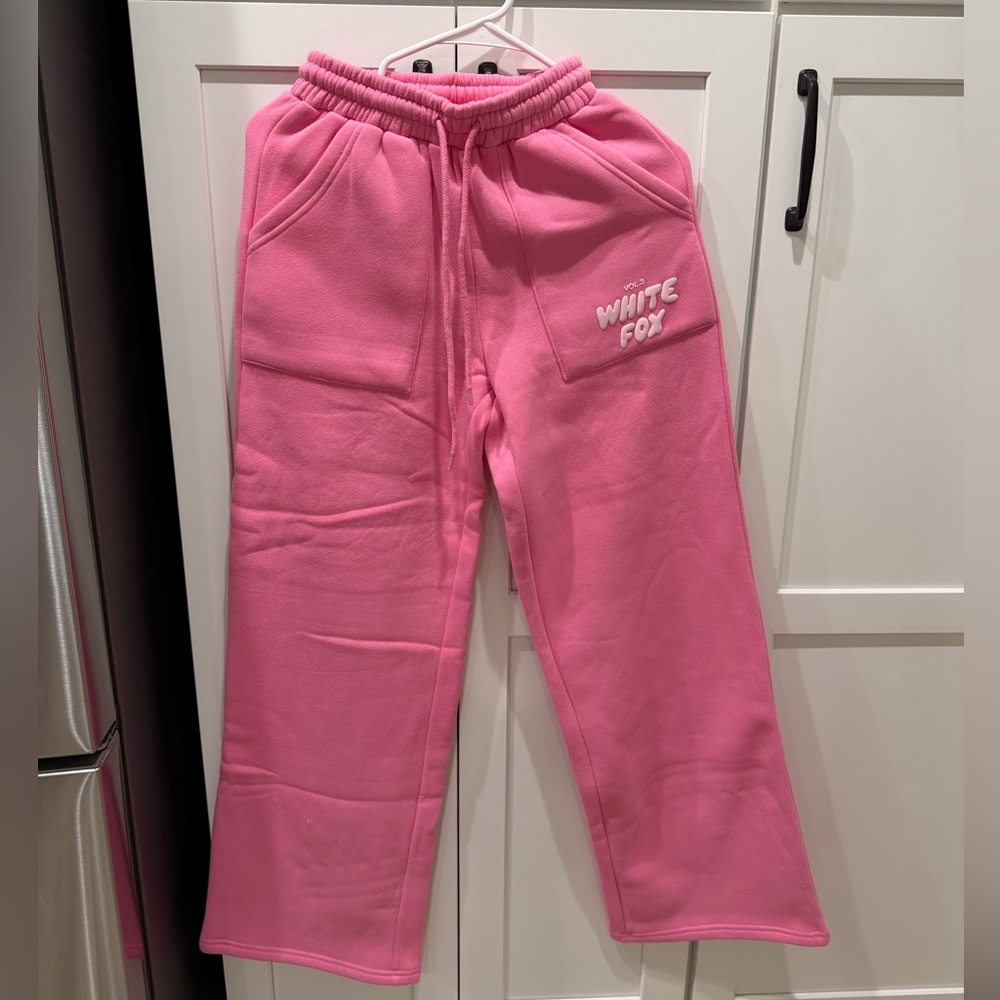 White Fox Boutique Wide Leg SweatPants
